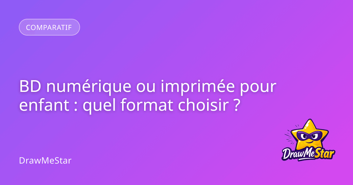 Un enfant assis confortablement dans un fauteuil, tenant une bande dessinée personnalisée imprimée entre ses mains avec un sourire radieux.