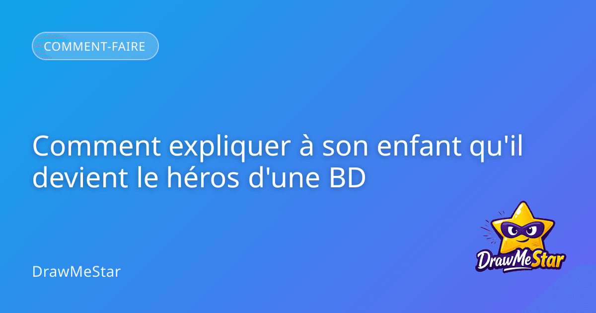 Un enfant émerveillé découvrant un livre ouvert où les illustrations semblent prendre vie, reflétant son propre visage en tant que super-héros.