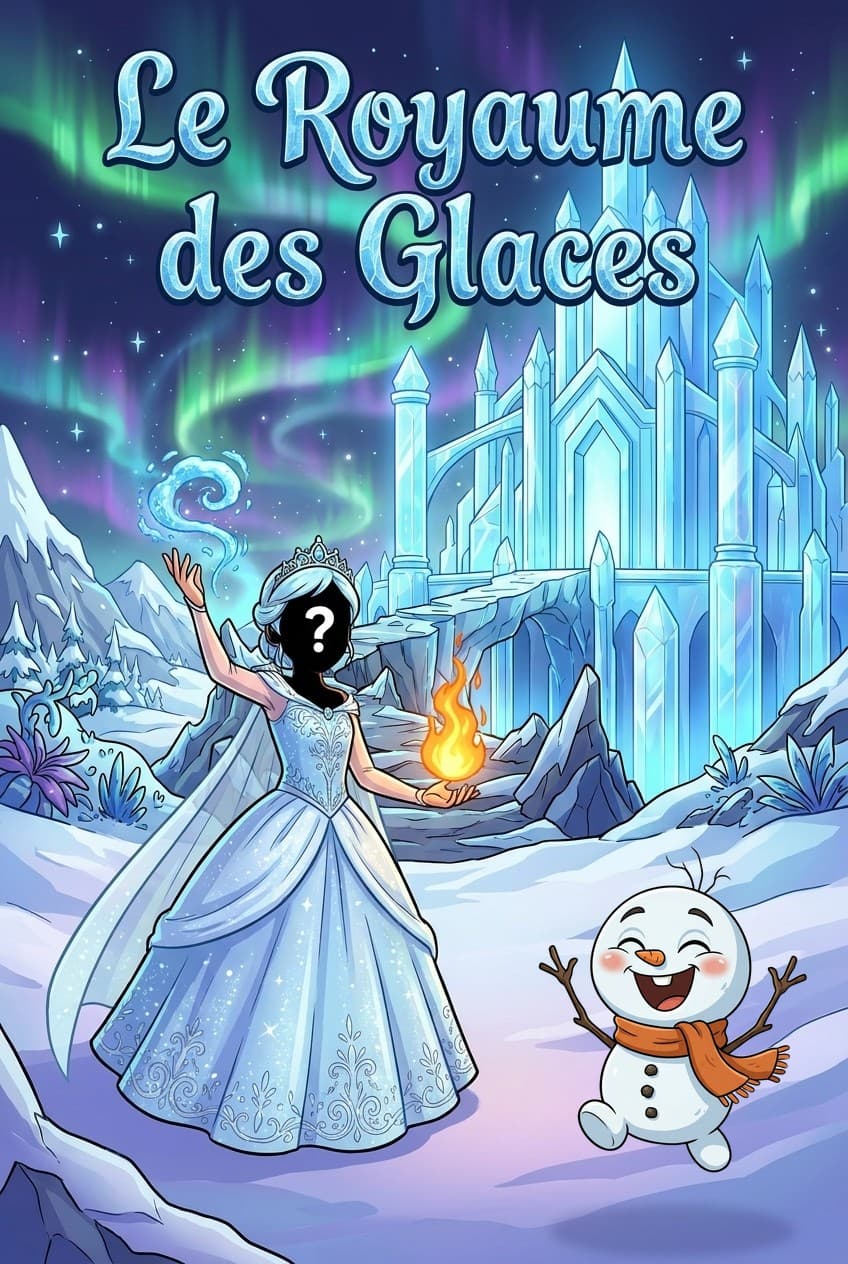 Couverture de la BD personnalisée « Le Royaume des Glaces »
