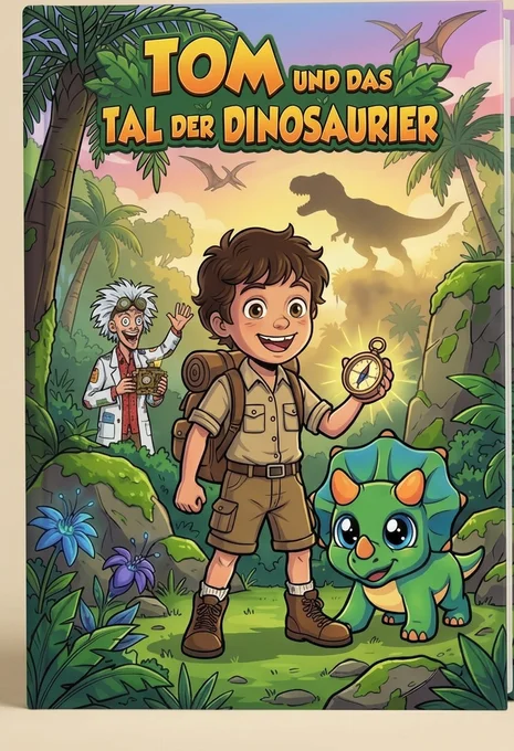 Sein verwandeltes Buch: Tom und das Tal der Dinosaurier