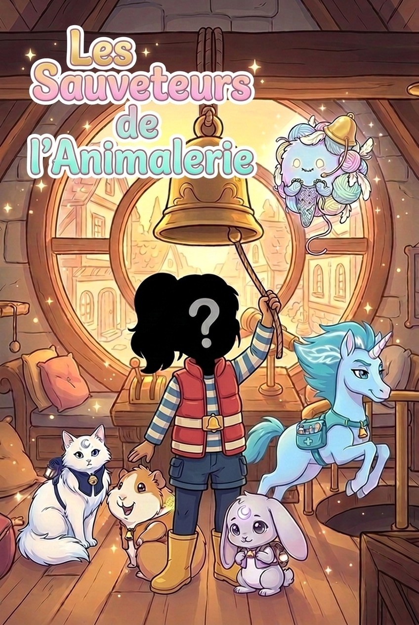 Couverture de la BD personnalisée « Les Sauveteurs de l'Animalerie »