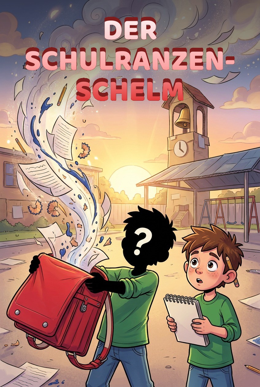 Cover des personalisierten Comics „Der Schulranzen-Schelm“