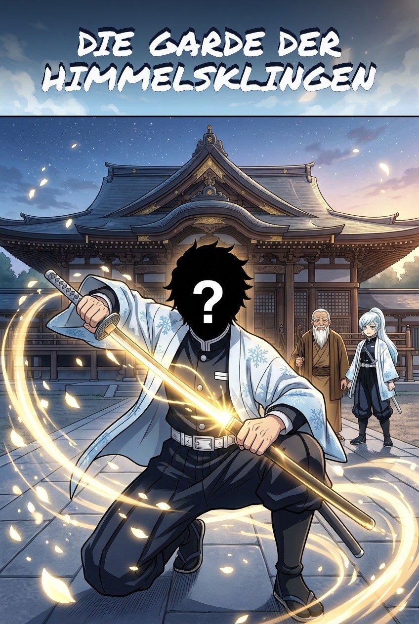 Cover des personalisierten Comics „Die Garde der Himmelsklingen“