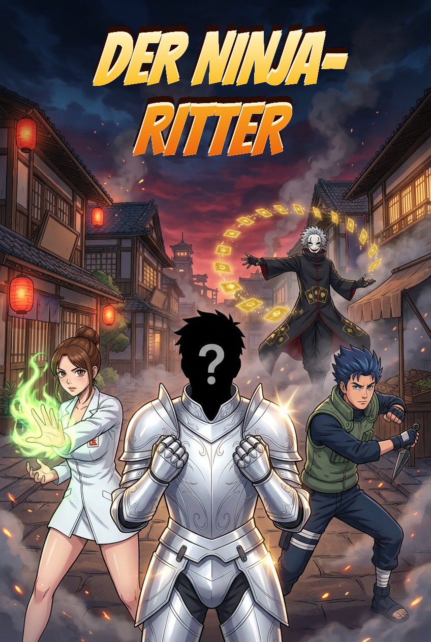 Cover des personalisierten Comics „Der Ninja-Ritter“
