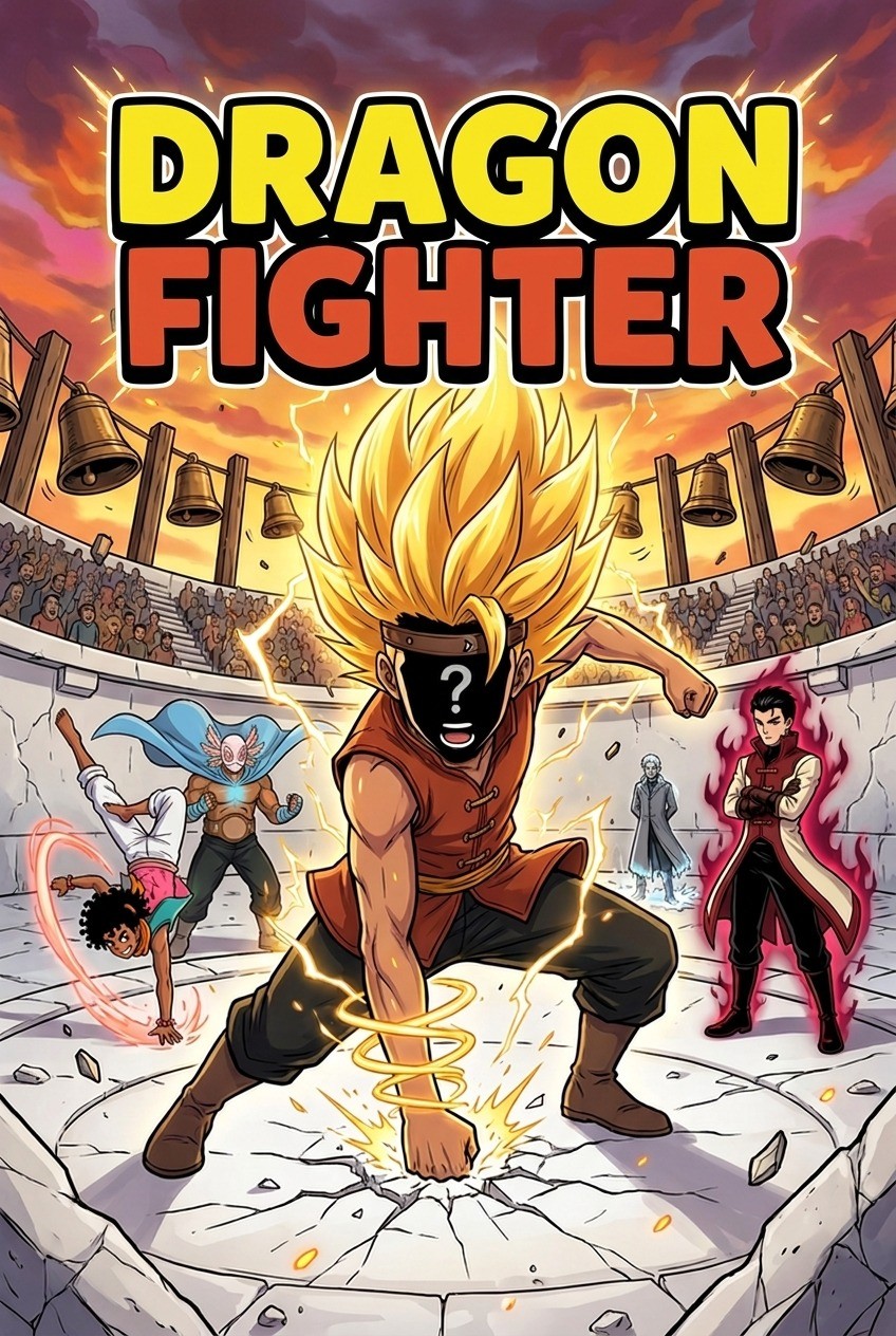 Couverture de la BD personnalisée « Dragon Fighter »