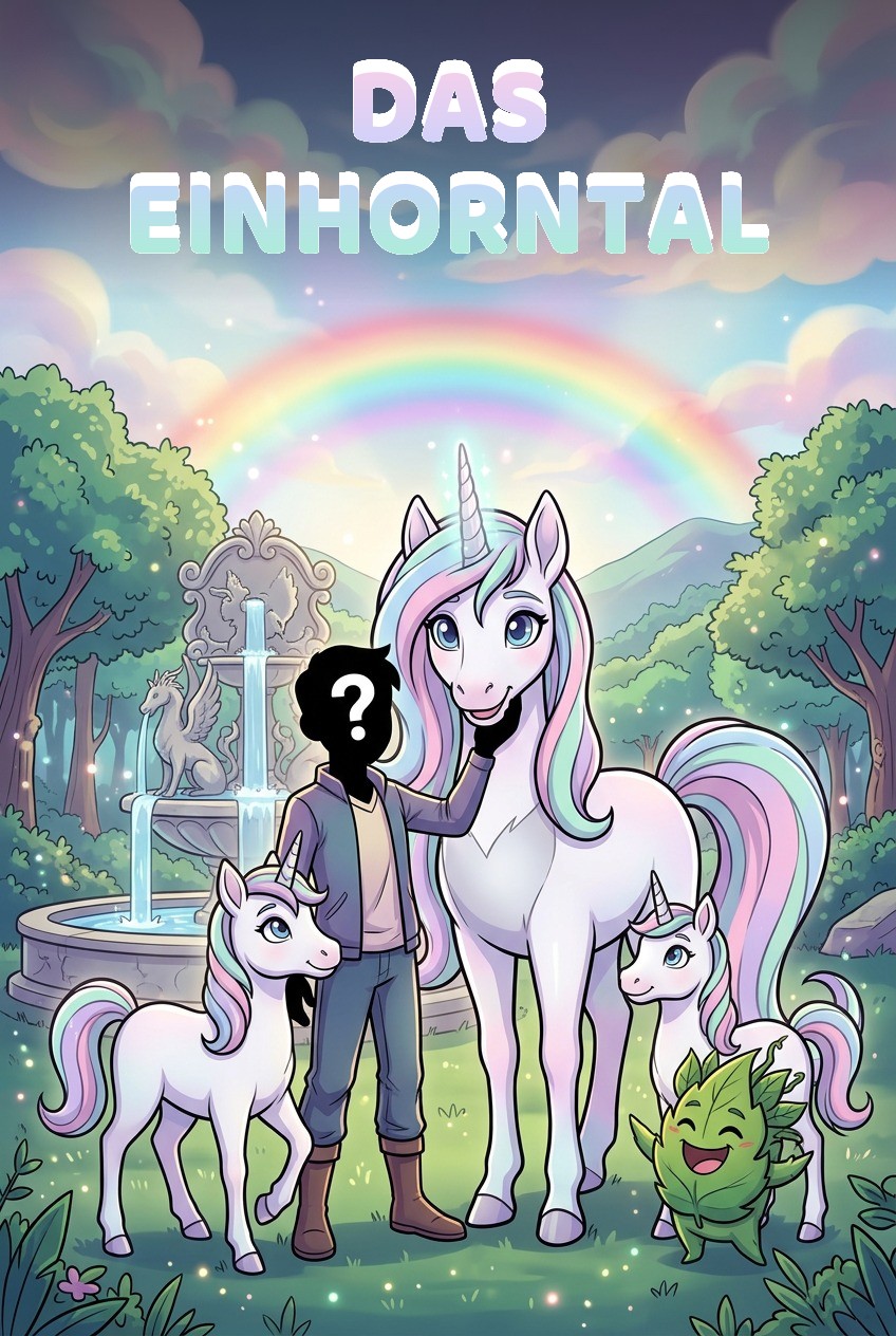 Cover des personalisierten Comics „Das Einhorntal“